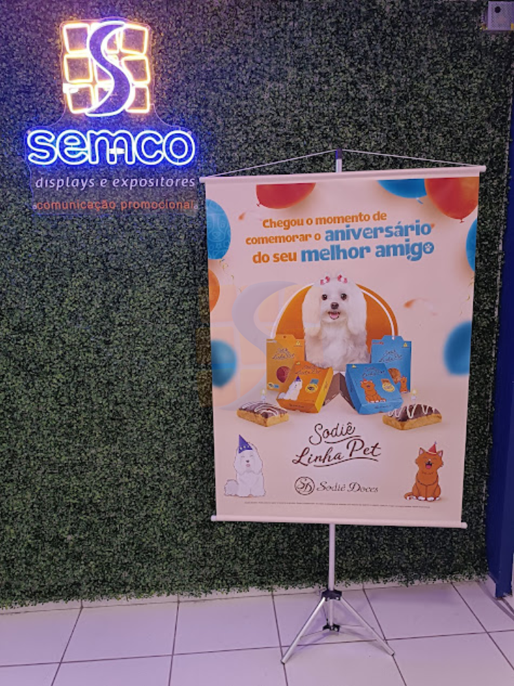 banner para eventos 3 semco displays sao paulo