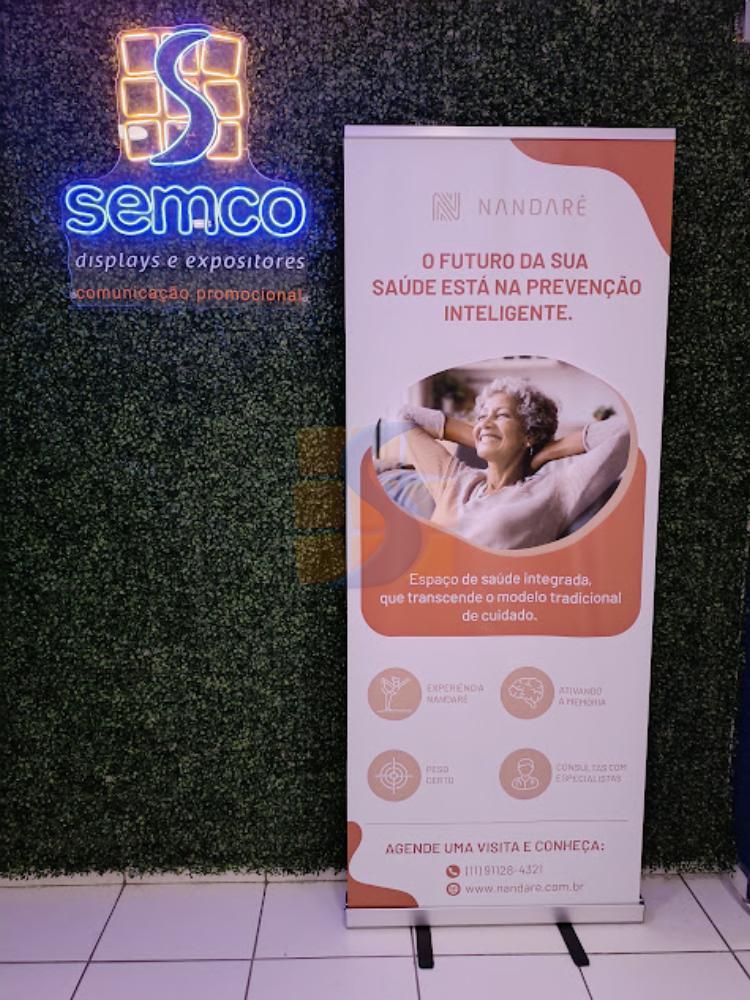 banner roll up semco displays comunicacao visual sao paulo