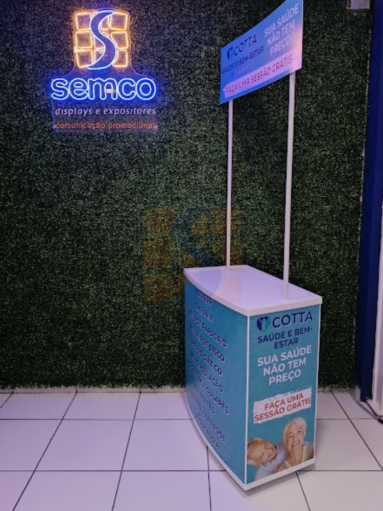 stand para divulgacao 3 semco displays sao paulo