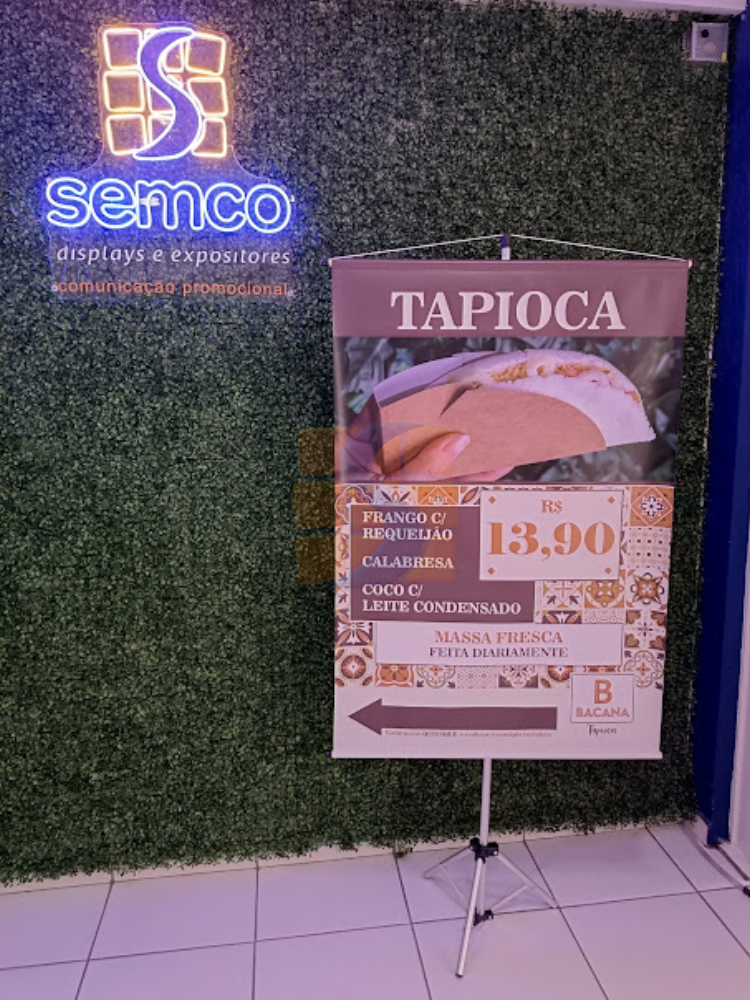 suporte para banner semco displays comunicacao visual sao paulo