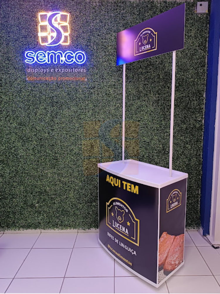 balcao degustacao desmontavel semco displays comunicacao visual sao paulo