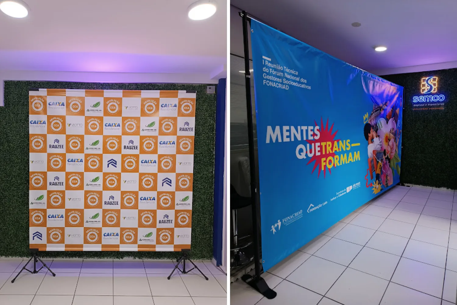Painel backdrop personalizado eventos