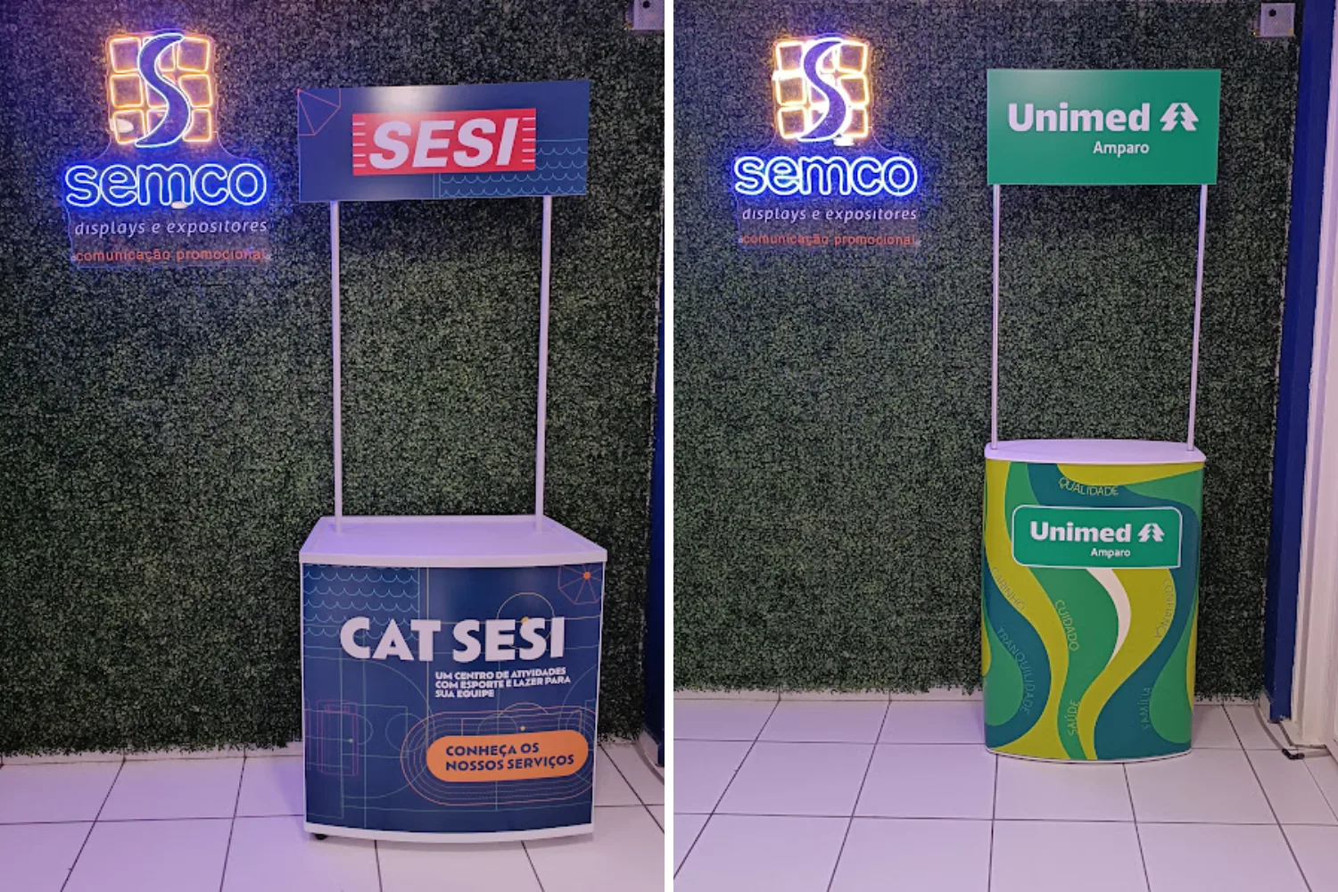 Stand portátil para feiras
