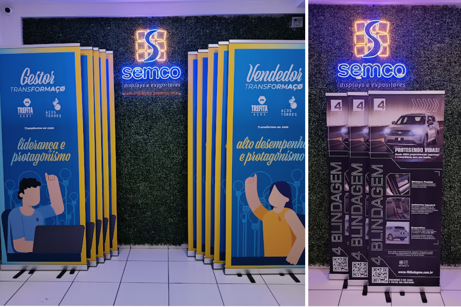 rollups promocionais