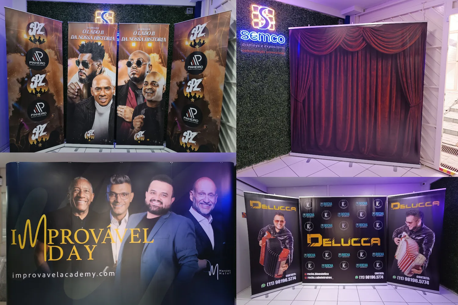 Backdrop banner fundo de palco