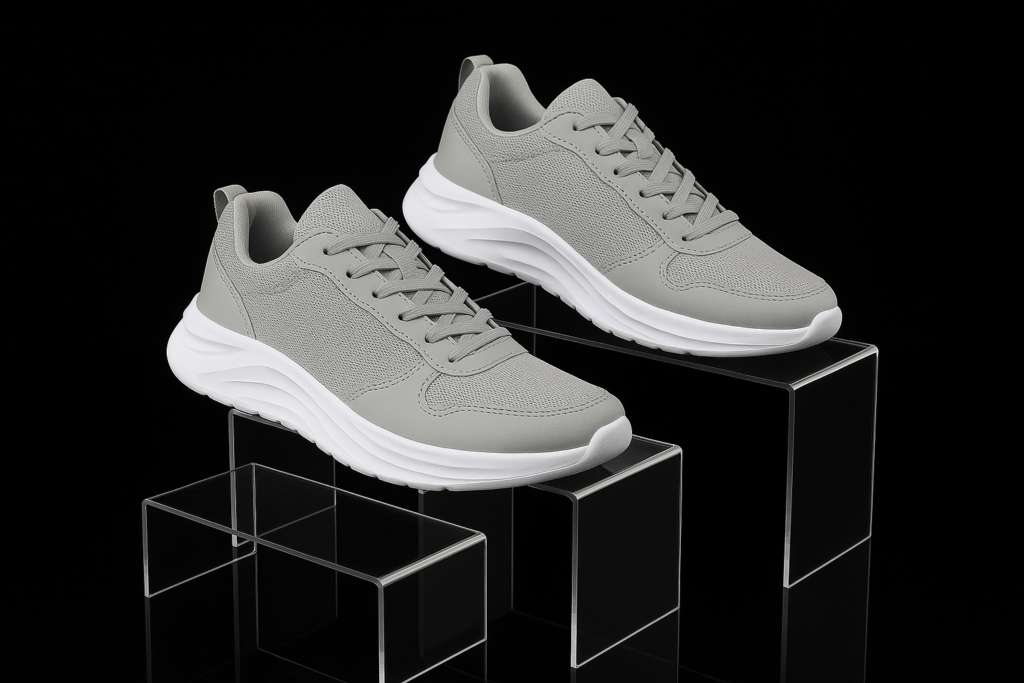 expositor de calcados para loja 2 semco displays sao paulo