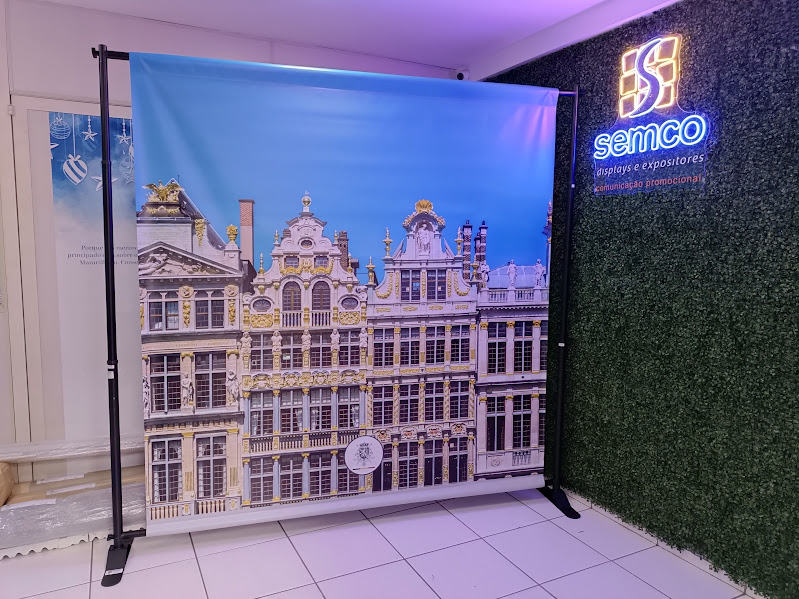 armacao para banner 4 semco displays sao paulo