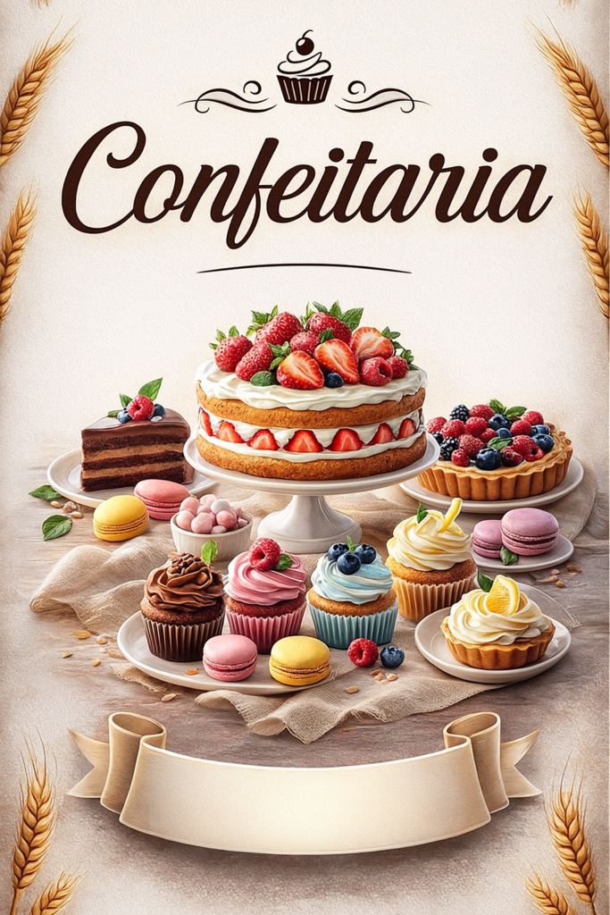 banner personalizado confeitaria semco displays comunicacao visual sao paulo