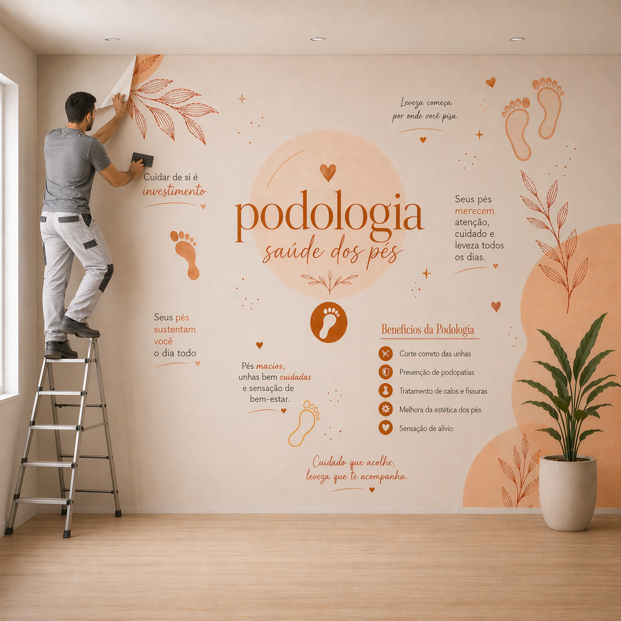 Instalação de papel de parede personalizado e adesivação profissional em São Paulo — SEMCO Displays