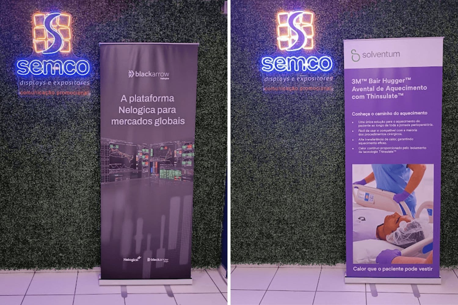 Banner vertical em diferentes medidas para eventos, lojas e comunicação visual